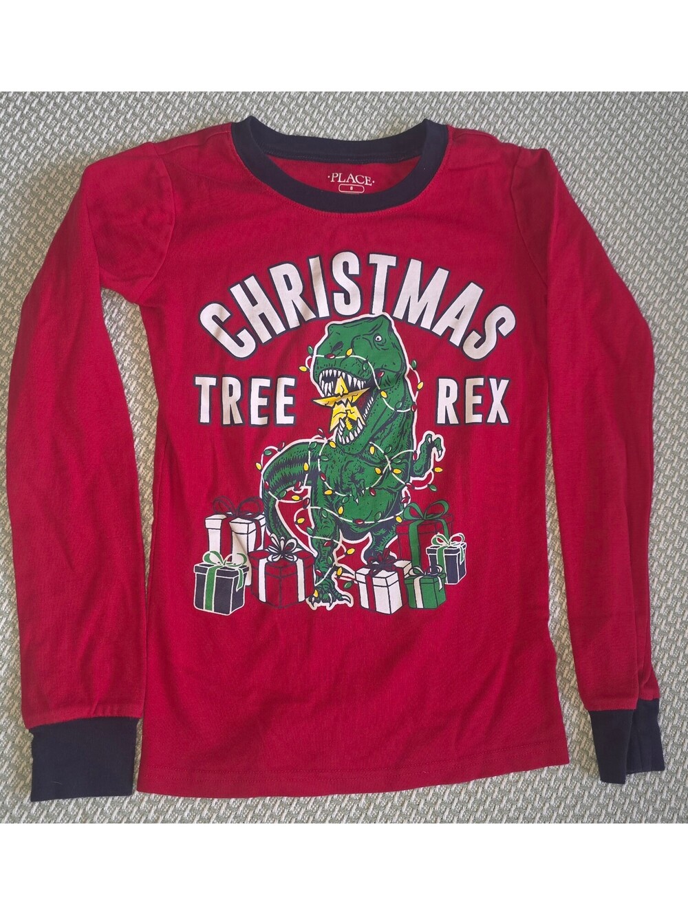 Holiday kids christmas sleep shirt size 8